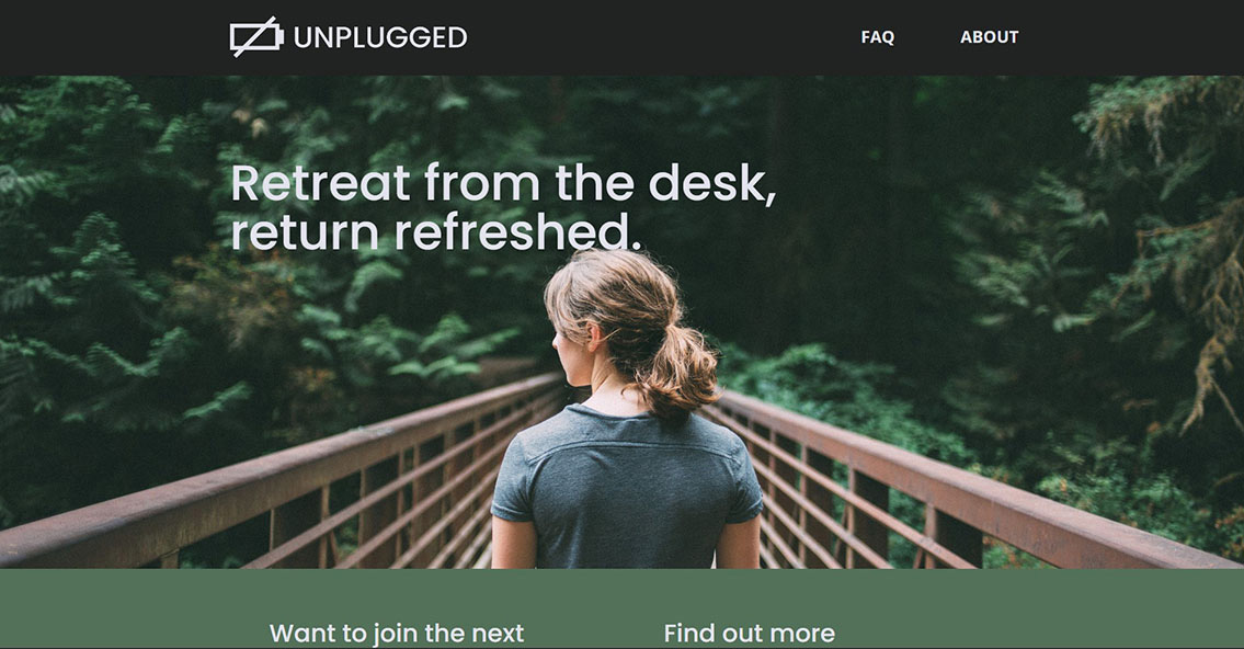 Unplugged Retreat project